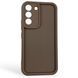 Чохол силіконовий Soft Touch для Samsung Galaxy S22 коричневий (Повний захист камери) 0054051 фото 1