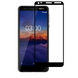 Защитное стекло для телефона Nokia 3.1 противоударное полноэкранное на нокиа 3.1 черное 0038220 фото 1