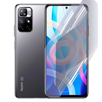 Плёнка гидрогелевая для Xiaomi Redmi Note 11S МАТОВАЯ противоударная на сяоми редми нот 11с прозрачная 0004037 фото