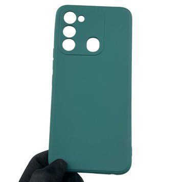 Чохол для TECNO Spark 8C (KG5n) з квадратними гранями із захистом камери на техно спарк 8с зелений 0012661 фото