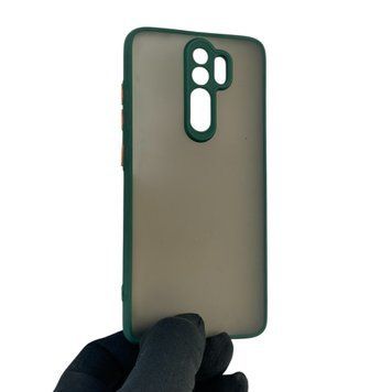 Чехол для телефона Xiaomi Redmi Note 8 Pro с высокими бортами на сяоми редми нот 8 про темно-зеленый 0026288 фото