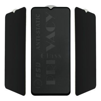 Захисне скло для телефона Motorola Moto E13 PAXT0034 ПРИВАТНЕ АНТИ-ШПИГУН на моторола е13 чорне 0004265 фото