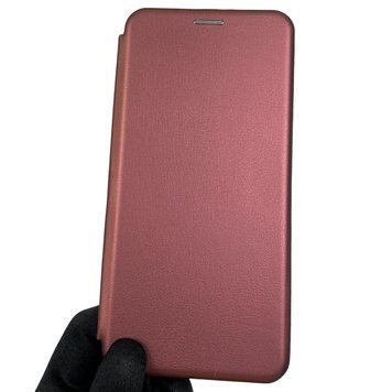 Чехол-книжка для Samsung Galaxy A03s SM-A037F с подставкой на самсунг а03с бордовая 0002103 фото