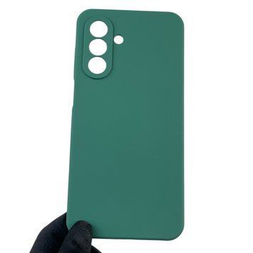 Чехол для Samsung Galaxy A26 (SM-A266) силиконовый с микрофиброй нескользящий на самсунг а26 зеленый 0031894 фото