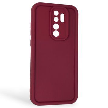 Чехол силиконовый Soft Touch для Xiaomi Redmi Note 8 Pro бордовый (Полная защита камеры) 0044114 фото