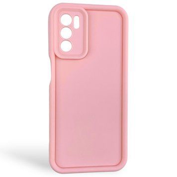 Чехол силиконовый Soft Touch для Oppo A16s розовый (Полная защита камеры) 0054273 фото