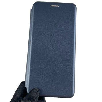 Чехол-книжка для Samsung Galaxy A05 SM-A055 с подставкой на самсунг а05 тёмно-синяя 0000834 фото
