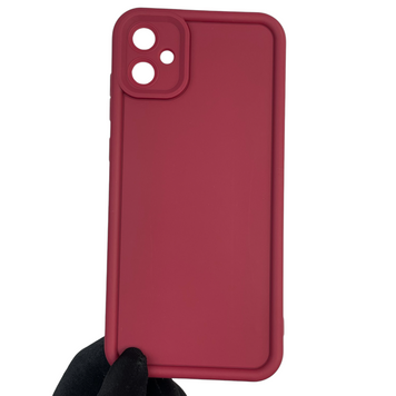 Чохол силіконовий Soft Touch для Samsung Galaxy A05 (SM-A055) бордовий (Повний захист камери) 0039492 фото