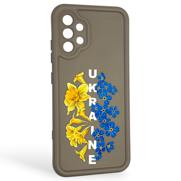 Чехол силиконовый Soft Touch с 3D принтом для Samsung Galaxy A32 4G (SM-A325F) коричневый (Полная защита камеры) 0041995 фото