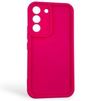 Чехол силиконовый Soft Touch для Samsung Galaxy S22 малиновый (Полная защита камеры) 0054052 фото