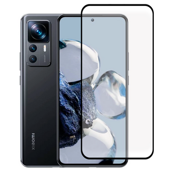 Защитное стекло для телефона Xiaomi 12T Pro противоударное полноэкранное на сяоми 12т про черное 0038816 фото