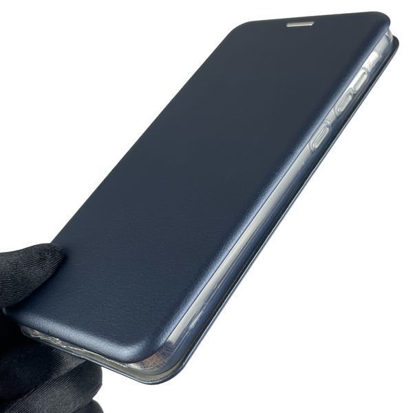 Чехол-книжка для Samsung Galaxy A05 SM-A055 с подставкой на самсунг а05 тёмно-синяя 0000834 фото
