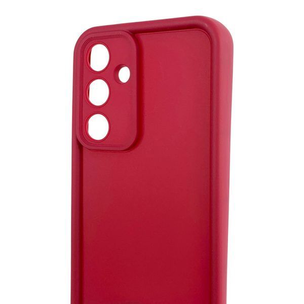 Чехол силиконовый Soft Touch для Samsung Galaxy S24 FE бордовый (Полная защита камеры) 0054097 фото