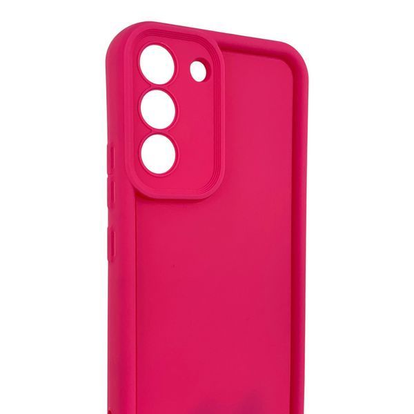 Чохол силіконовий Soft Touch для Samsung Galaxy S22 малиновий (Повний захист камери) 0054052 фото