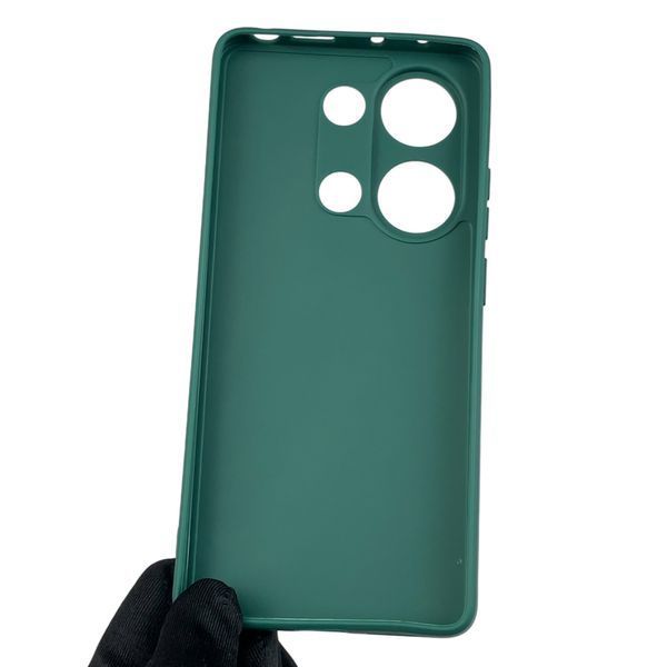 Чехол для Xiaomi Redmi Note 13 Pro 4G с квадратными гранями на сяоми редми нот 13 про 4г зелёный 0012863 фото