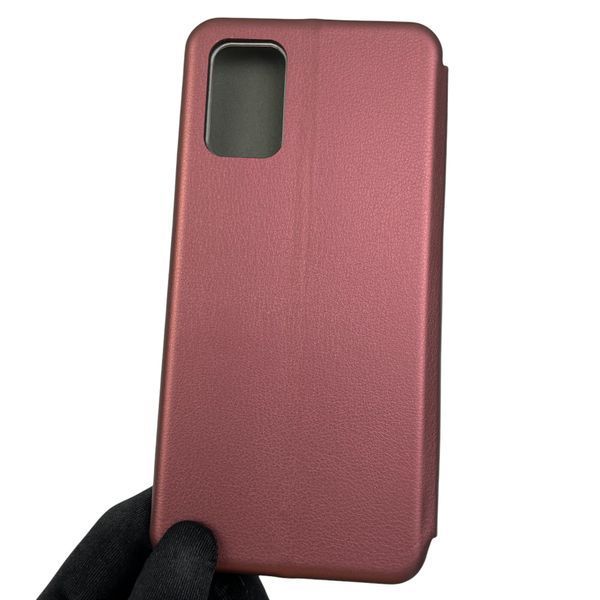 Чехол-книжка для Samsung Galaxy A03s SM-A037F с подставкой на самсунг а03с бордовая 0002103 фото