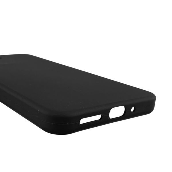Чохол для Xiaomi Redmi 13C силіконовий з мікрофіброю нековзний на сяомі редмі 13с чорний 0032594 фото