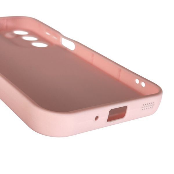 Чехол силиконовый Soft Touch с 3D принтом для Samsung Galaxy A16 5G (SM-A166) розовый (Полная защита камеры) 0044573 фото