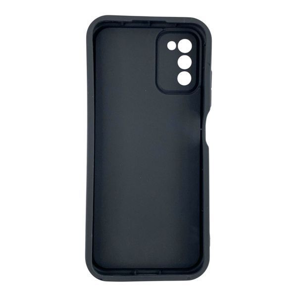 Чехол силиконовый Soft Touch для Samsung Galaxy A03s черный (Полная защита камеры) 0053952 фото