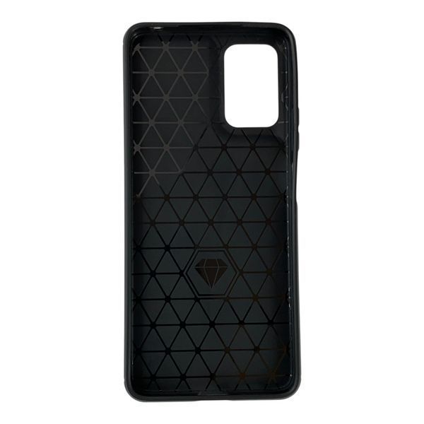 Чехол для Motorola G06 черный карбон (под карбон, тонкий) 0060029 фото