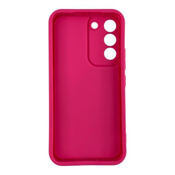 Чохол силіконовий Soft Touch для Samsung Galaxy S22 малиновий (Повний захист камери) 0054052 фото