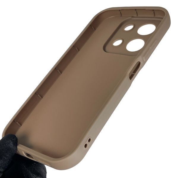 Чохол силіконовий Soft Touch з 3D принтом кумедний тед ведмідик для Xiaomi Redmi 15C EU коричневий (Повний захист камери) 0049248 фото