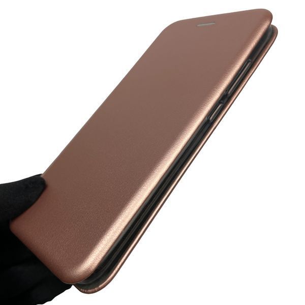 Чехол-книжка для Xiaomi Redmi 8a с подставкой на сяоми редми 8а розовое золото 0002020 фото