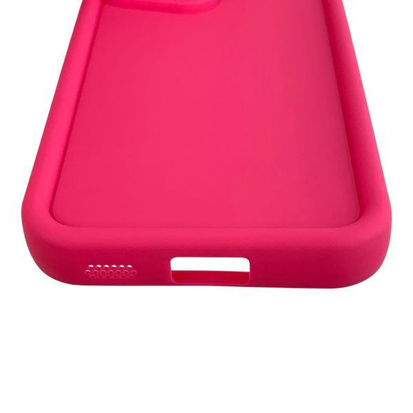 Чохол силіконовий Soft Touch для Samsung Galaxy S22 малиновий (Повний захист камери) 0054052 фото
