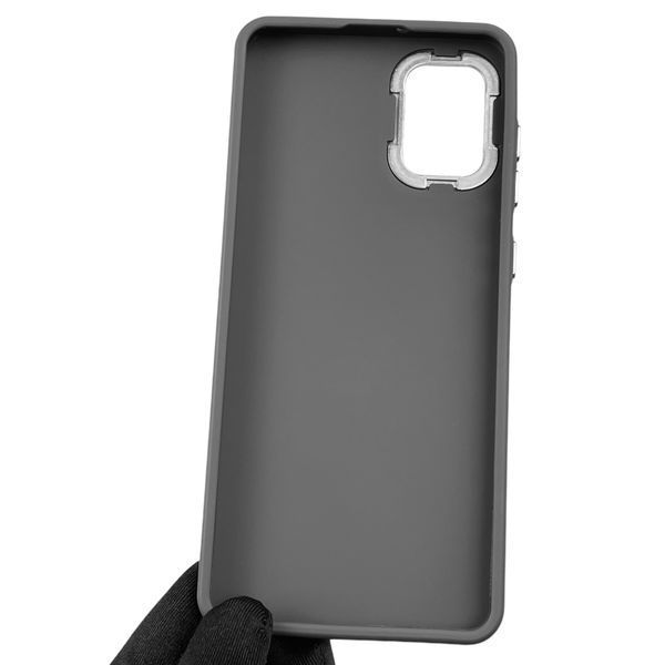 Чохол для Samsung Galaxy A31 (SM-A315F) із захистом на камері з мікрофіброю на самсунг а31 темно-сірий 0012180 фото