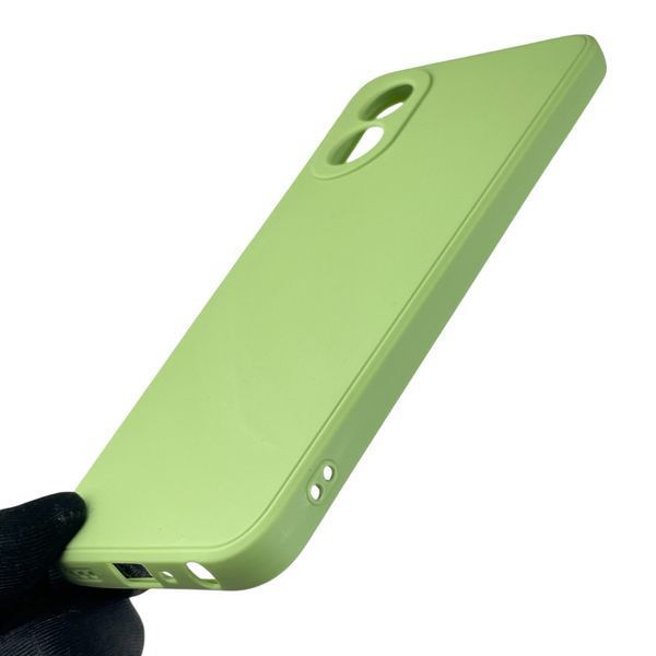Чохол для OPPO A38 з квадратними гранями із захистом камери на оппо а38 фісташковий 0012411 фото
