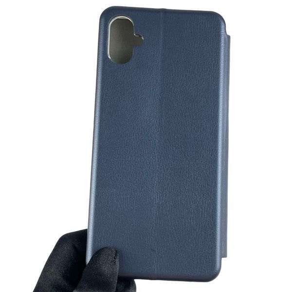 Чехол-книжка для Samsung Galaxy A05 SM-A055 с подставкой на самсунг а05 тёмно-синяя 0000834 фото