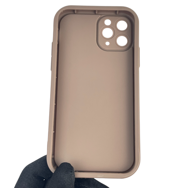 Чохол силіконовий Soft Touch з 3D принтом жіночим для Apple iPhone 11 Pro коричневий (Повний захист камери) 0042446 фото