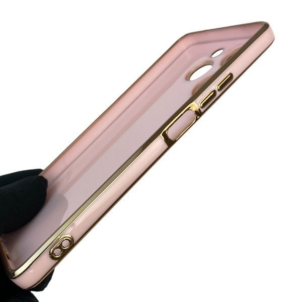 Чехол для TECNO Spark 10 Pro KI7 с кольцом-подставкой с золотой окантовкой на техно спарк 10 про пудровый gs1 0020706 фото