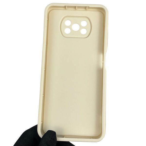 Чохол силіконовий оригінальний Soft Touch з 3D принтом чарівна мінні маус для Xiaomi Poco X3 Pro молочний (Повний захист камери) 0049905 фото