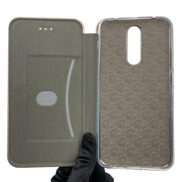 Чехол-книжка для Xiaomi Redmi 8a с подставкой на сяоми редми 8а розовое золото 0002020 фото