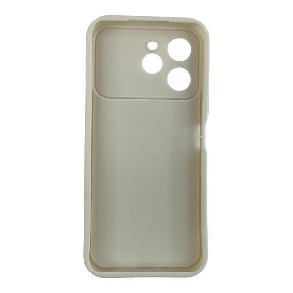 Чохол силіконовий Soft Touch для Tecno Spark 40 (KM5n) молочний (Повний захист камери) 0054440 фото