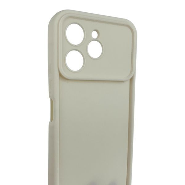 Чохол силіконовий Soft Touch для Tecno Spark 40 (KM5n) молочний (Повний захист камери) 0054440 фото