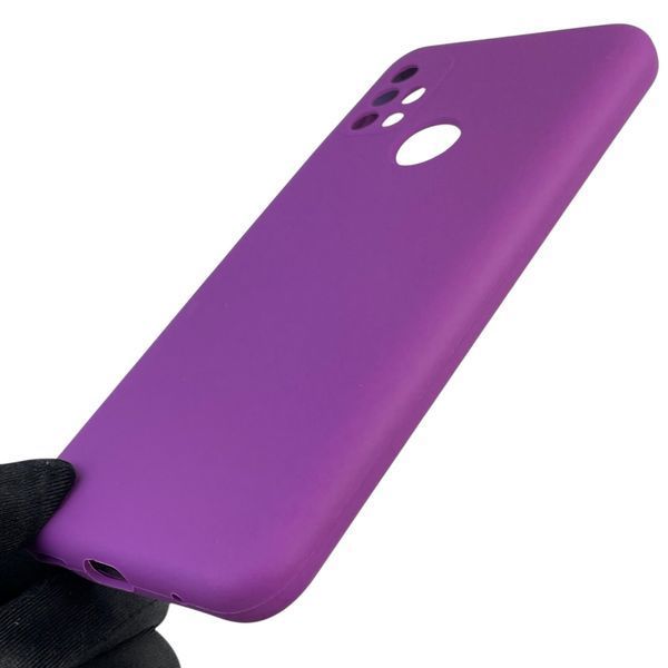Чехол для Motorola Moto G10 (789437) силиконовый с микрофиброй нескользящий на моторола г10 фиолетовый 0031751 фото