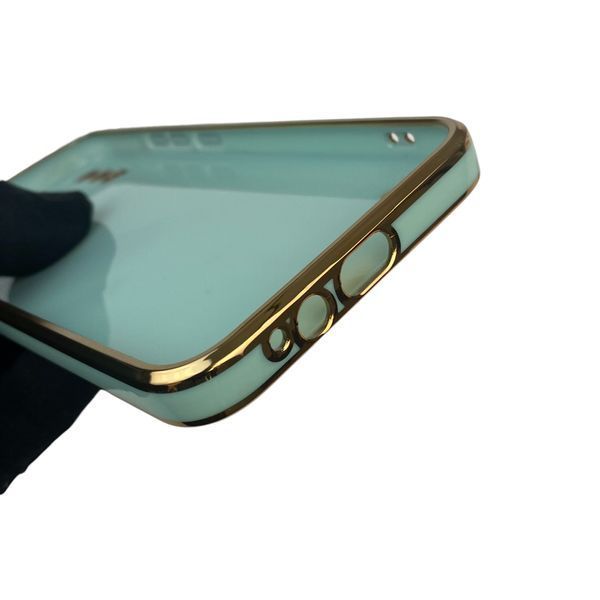 Чехол для Tecno Spark 6 Go KE5 с защитой камеры с золотой окантовкой на техно спарк 6 го бирюзовый gs1 0019837 фото