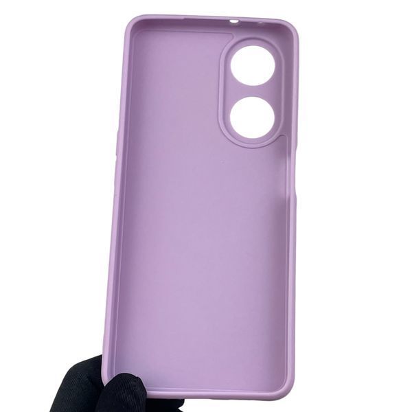 Чохол для OPPO A98 5G з квадратними гранями із захистом камери на оппо а98 5г бузковий 0012461 фото