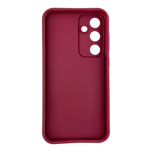 Чехол силиконовый Soft Touch для Samsung Galaxy S24 FE бордовый (Полная защита камеры) 0054097 фото
