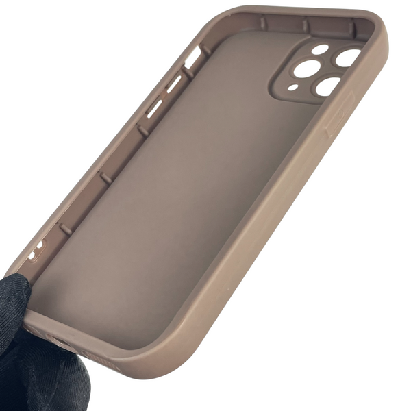 Чохол силіконовий Soft Touch з 3D принтом жіночим для Apple iPhone 11 Pro коричневий (Повний захист камери) 0042446 фото
