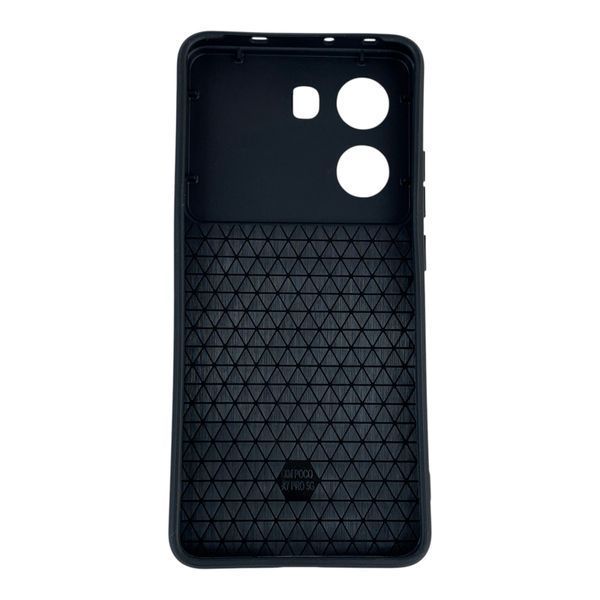 Чехол противоударный для Xiaomi Poco X7 Pro с магнитной пластиной со шторкой на камере черный 0050850 фото