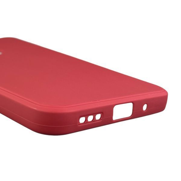 Чехол для Xiaomi Redmi 9C с квадратными гранями с защитой камеры на сяоми редми 9с красный 0012763 фото