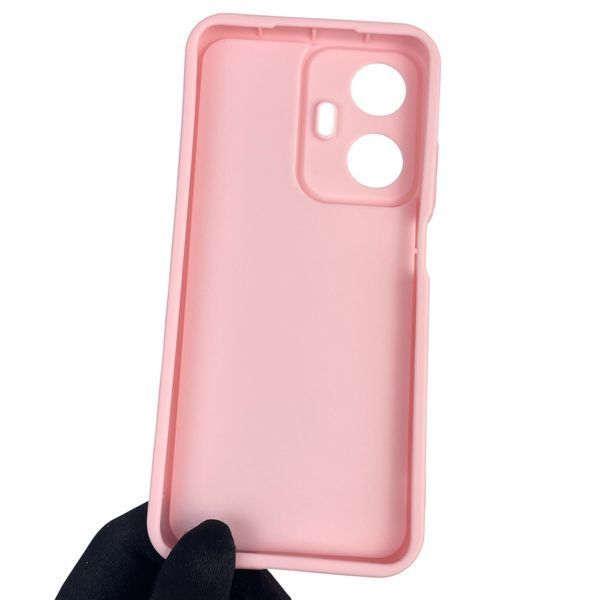 Чохол силіконовий оригінальний Soft Touch з 3D принтом мему сібу для Realme C55 рожевий (Повний захист камери) 0047431 фото