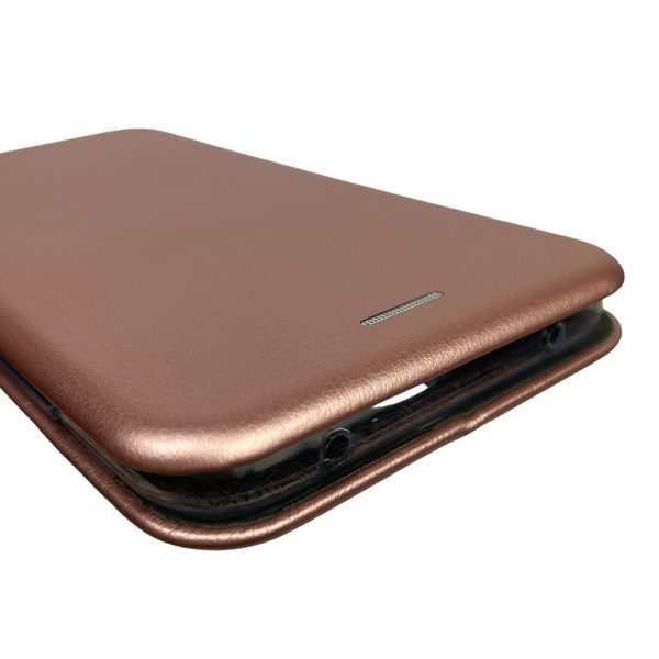 Чехол-книжка для Xiaomi Redmi 8a с подставкой на сяоми редми 8а розовое золото 0002020 фото
