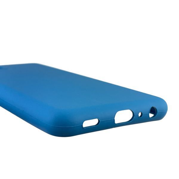 Чохол для Samsung Galaxy M22 4G (SM-M225F) силіконовий з мікрофіброю нековзний на самсунг м22 4г синій 0032123 фото
