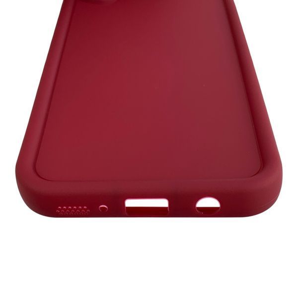 Чехол силиконовый Soft Touch для Samsung Galaxy A70 бордовый (Полная защита камеры) 0054002 фото