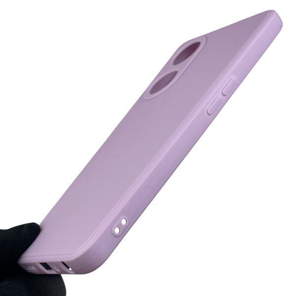 Чохол для OPPO A98 5G з квадратними гранями із захистом камери на оппо а98 5г бузковий 0012461 фото