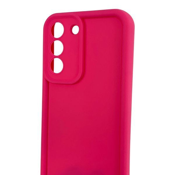 Чохол силіконовий Soft Touch для Samsung Galaxy S22 малиновий (Повний захист камери) 0054052 фото
